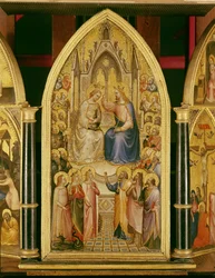 La Coronación de la Virgen y otras escenas, 1367